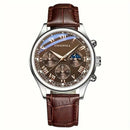 Relógio Masculino Roma Classic – Pulseira de Couro Elegante