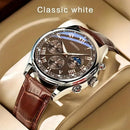 Relógio Masculino Roma Classic – Pulseira de Couro Elegante